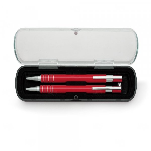 Kit Estojo Acrilico C/ Caneta e Lapiseira Personalizado 