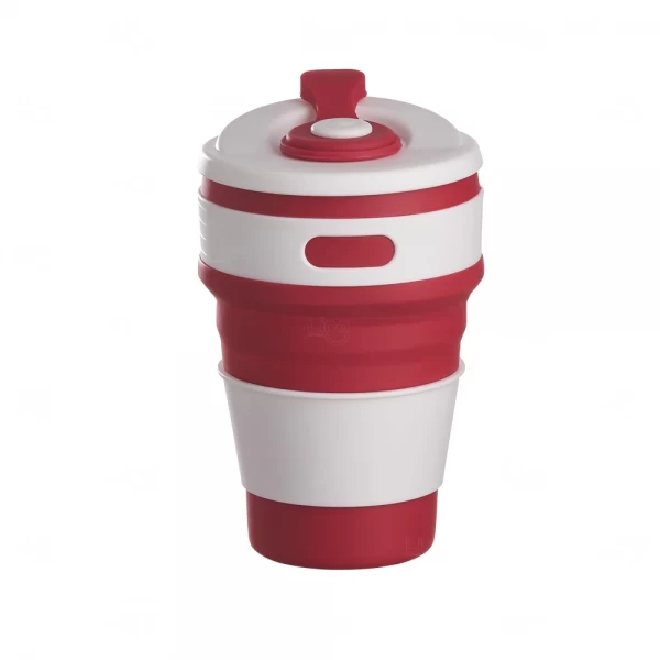 Copo Retrátil de Silicone 350ml Personalizado 
