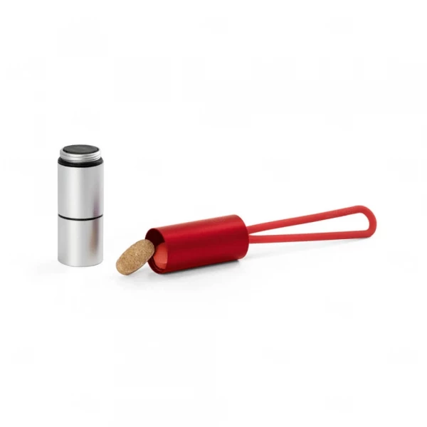 Chaveiro com Mini Lanterna e Porta-Comprimidos Personalizado 