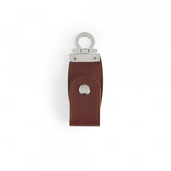 Pen Drive de Couro Sintético Personalizado 