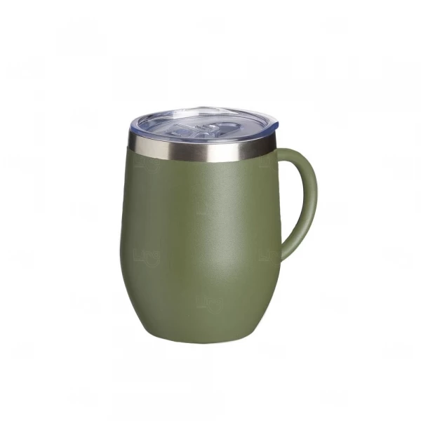 Caneca Cuia Térmica Inox 350ml Personalizada 