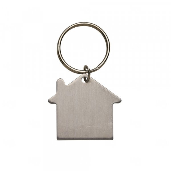 Chaveiro de Metal em Formato de Casa Personalizado