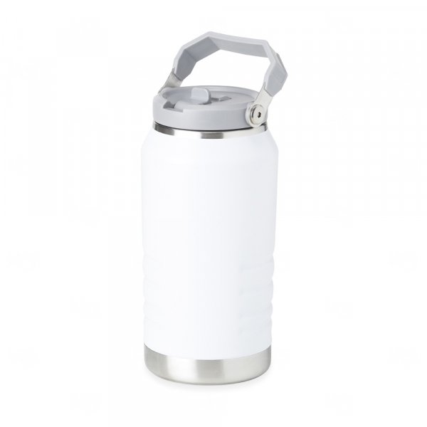 Garrafa Térmica Inox 1,1L com Alça e Bico Flip Personalizada 