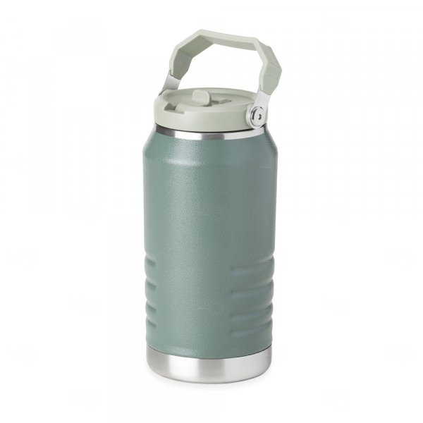 Garrafa Térmica Inox 1,1L com Alça e Bico Flip Personalizada 
