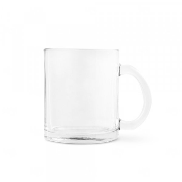 Caneca de Vidro 350ml Personalizada