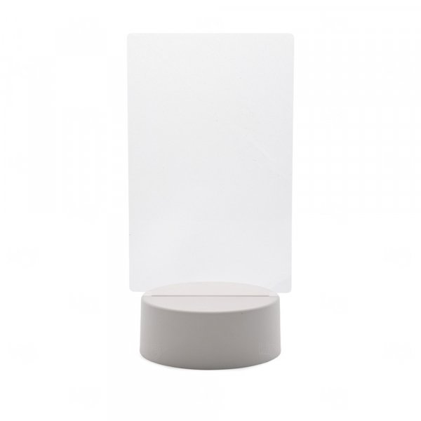 Luminária LED de Mesa com Tela para Anotações Personalizada 