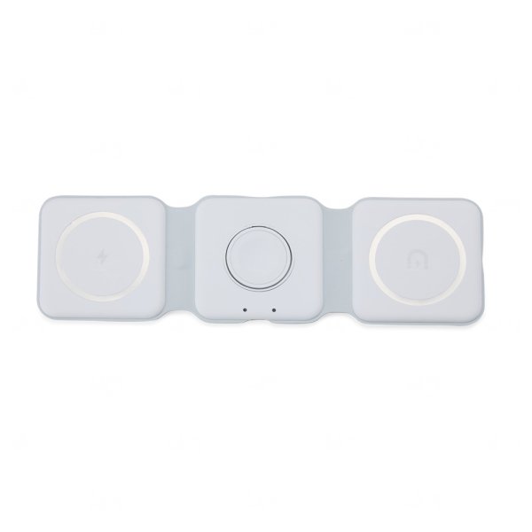 Carregador Sem Fio Magnético Triplo Para Apple Personalizado 