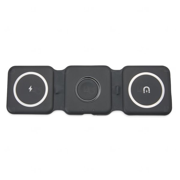 Carregador Sem Fio Magnético Triplo Para Apple Personalizado 