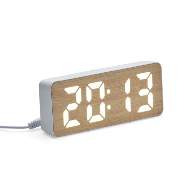 Relógio Despertador LED Personalizado
