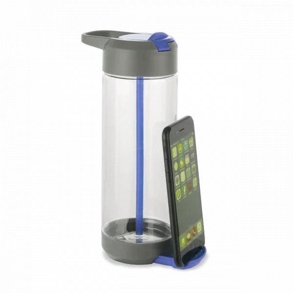 Squeeze Plástica 750ml com Suporte de Celular Personalizada 