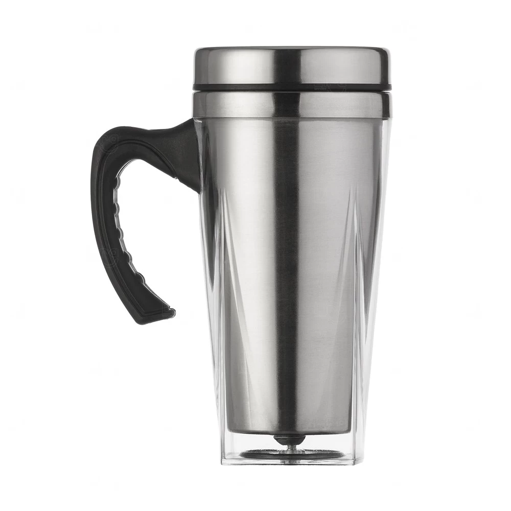 Caneca Acrílica com Inox 450ml Personalizada 