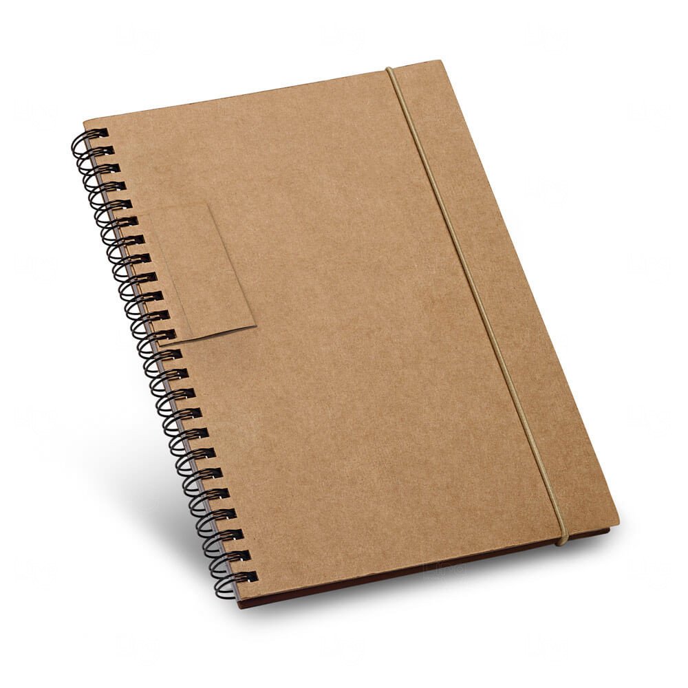 Caderno Ecológico com Espiral Personalizado - 18 x 14 cm 
