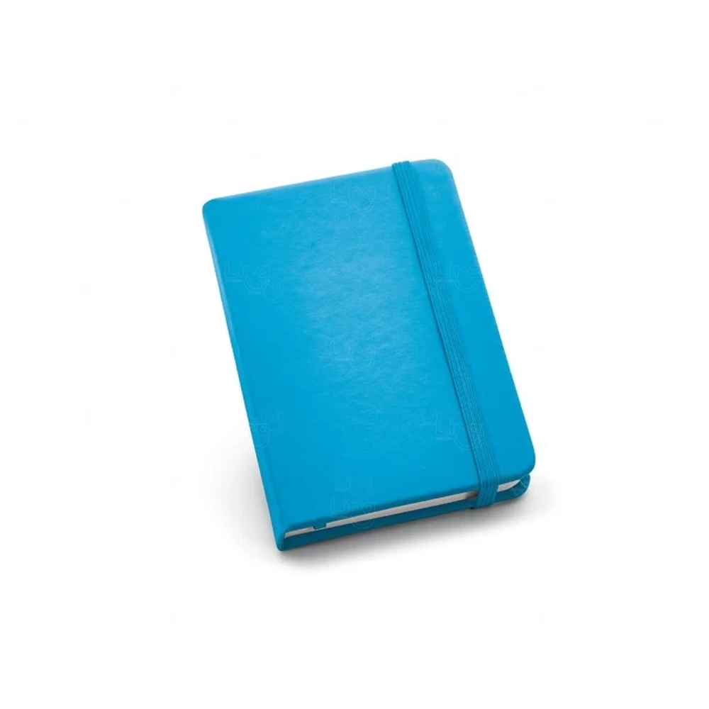 Moleskine de Bolso Personalizado - 14 x 9 cm Azul Claro