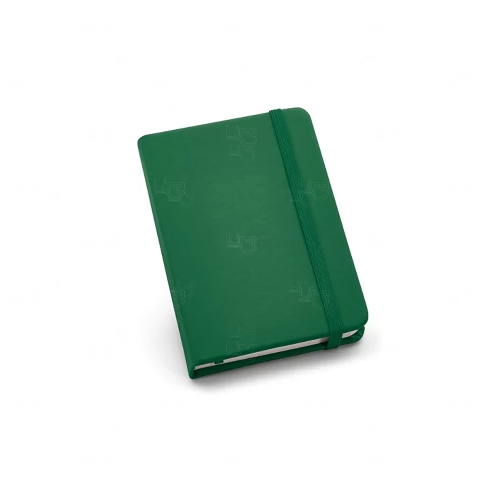 Moleskine de Bolso Personalizado - 14 x 9 cm Verde