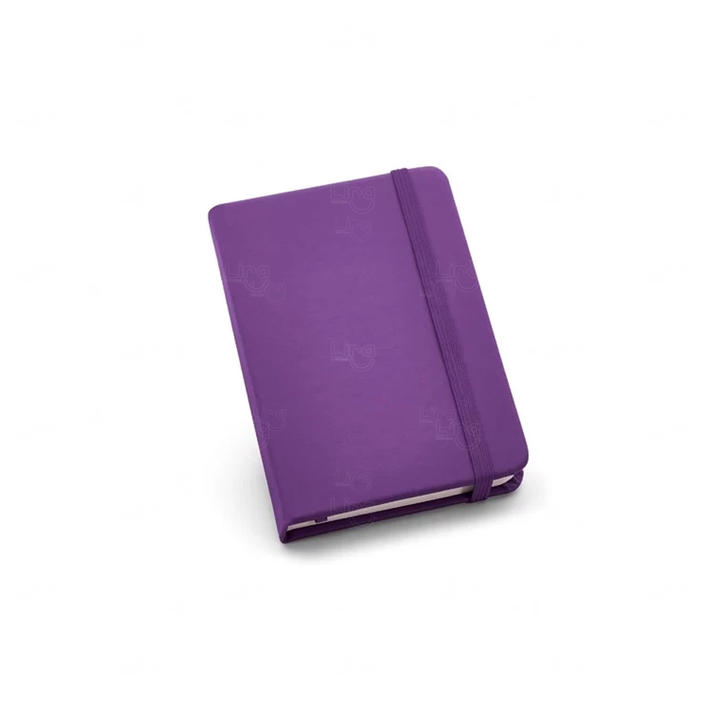 Moleskine de Bolso Personalizado - 14 x 9 cm Roxo