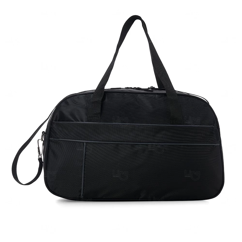 Bolsa Esportiva 33L em Poliéster Personalizada Preto