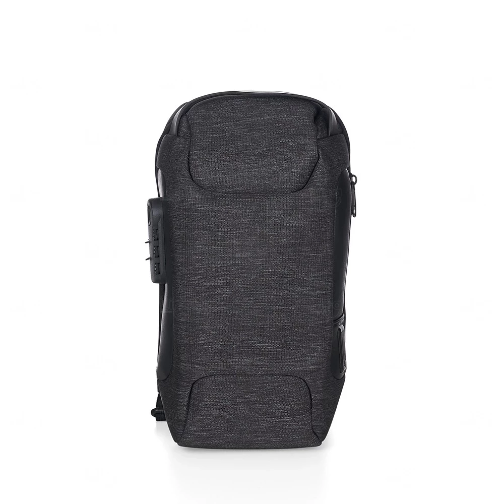 Mochila de Ombro 10L Antifurto com Segredo Cinza