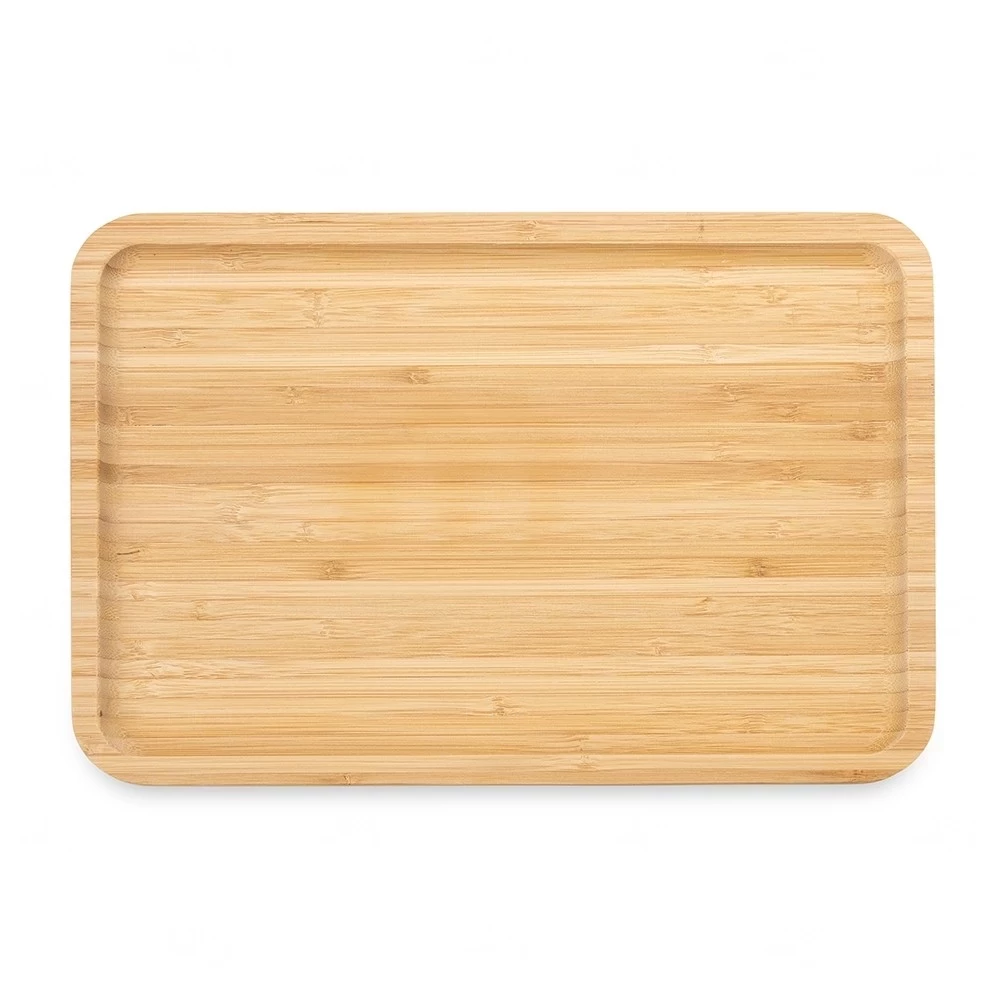 Petisqueira de Bambu Retangular 30x20cm Personalizada 