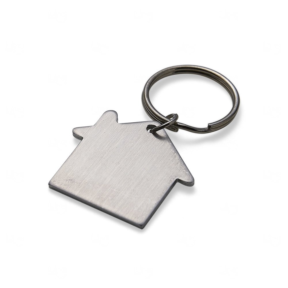 Chaveiro de Metal em Formato de Casa Personalizado 