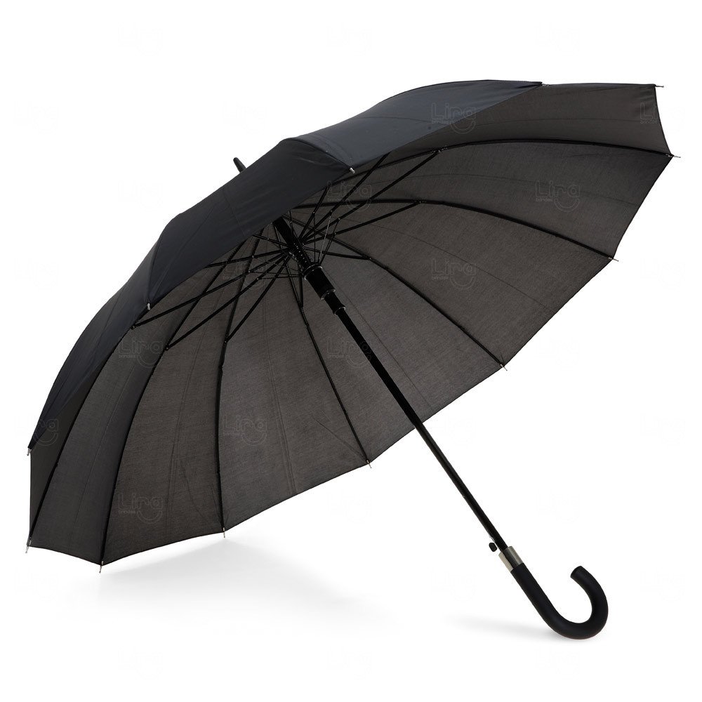 Guarda-Chuva Automático com Pega Emborrachada Personalizado 