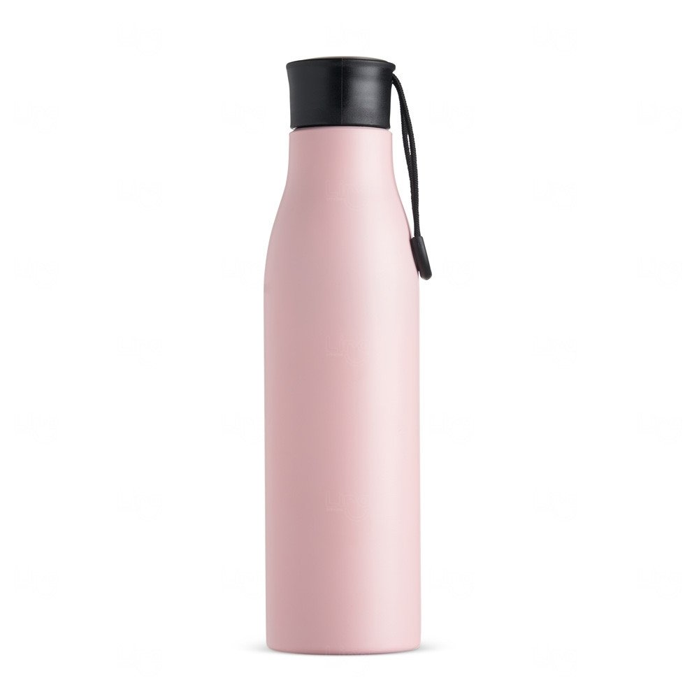 Garrafa Inox 800ml Personalizada Rosa