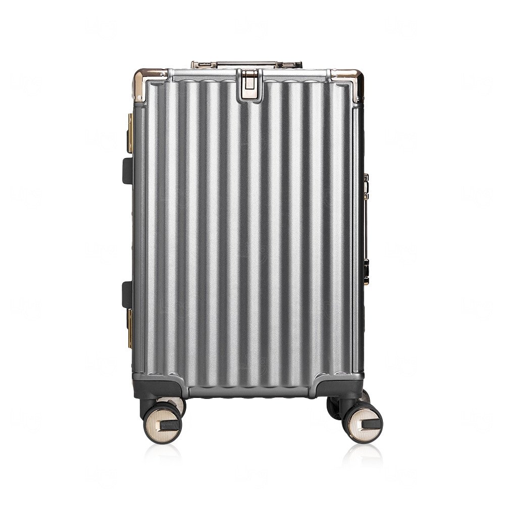 Mala de Viagem 38L com Cadeado TSA Personalizada Prata