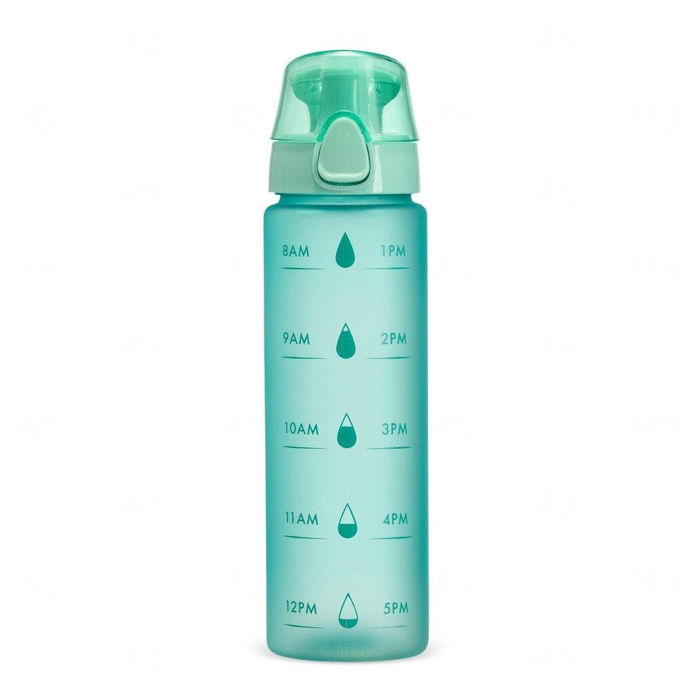 Squeeze Plástico 700ml com Marcador de Horário Personalizado 