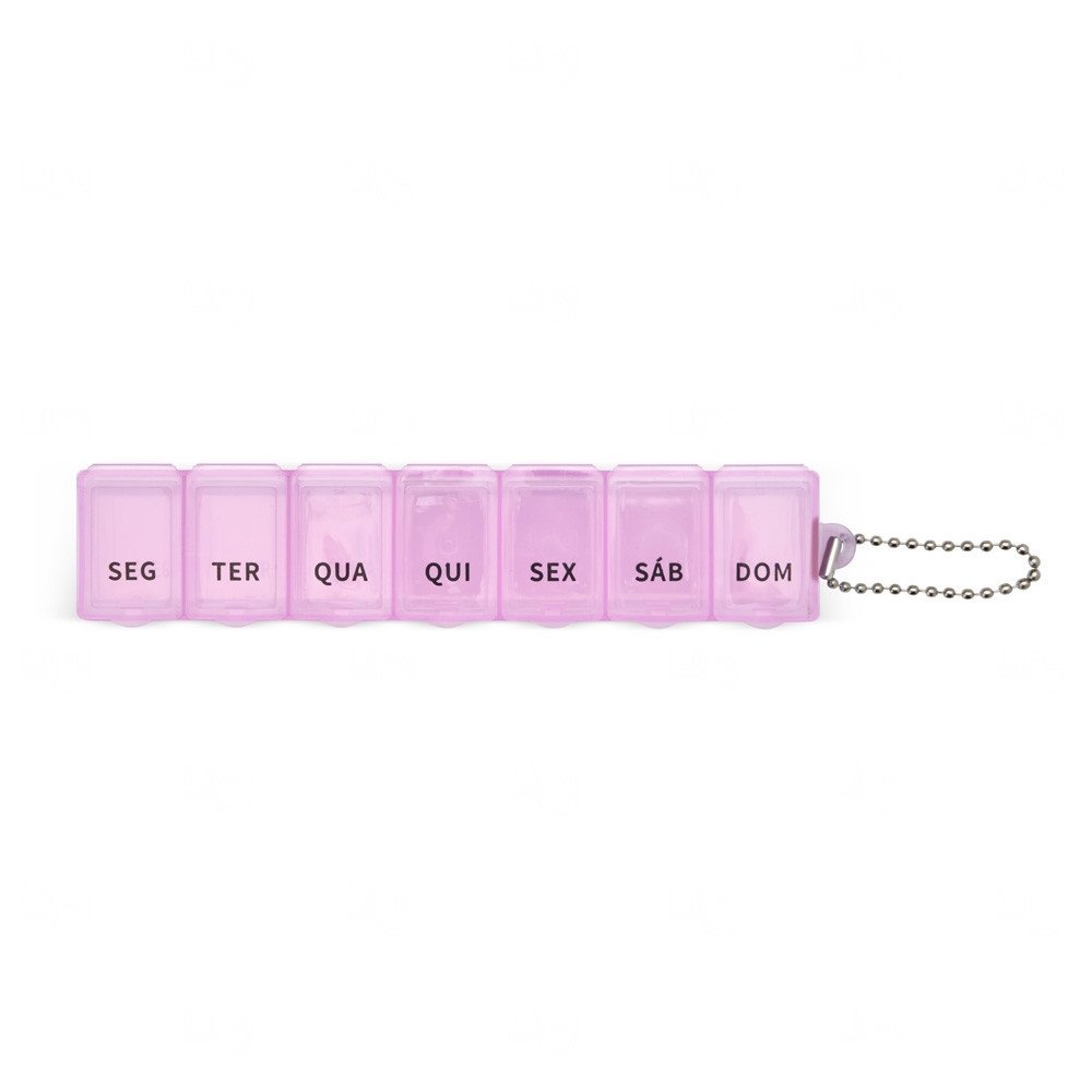 Porta Comprimidos Plástico Semanal Personalizado - 10ml 