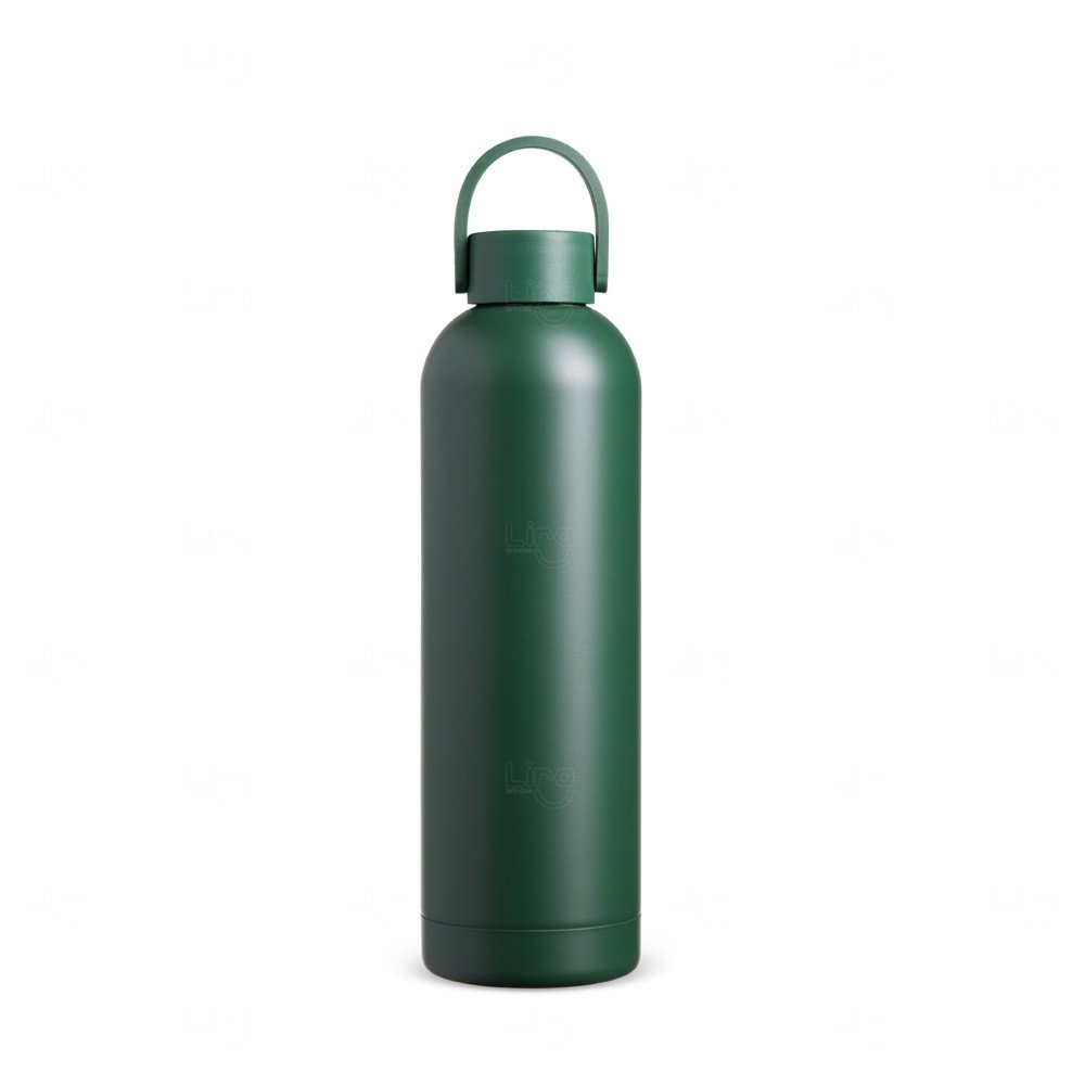 Garrafa Térmica Inox com Alça Emborrachada Personalizada - 750ml 
