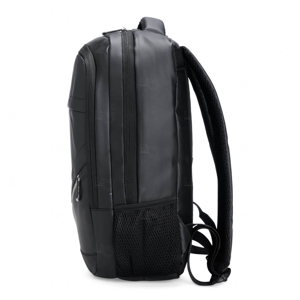 Mochila Executiva 18L em Couro Sintético Personalizada 