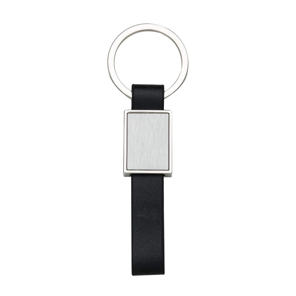 Chaveiro Metal e Couro Sintético Personalizado 